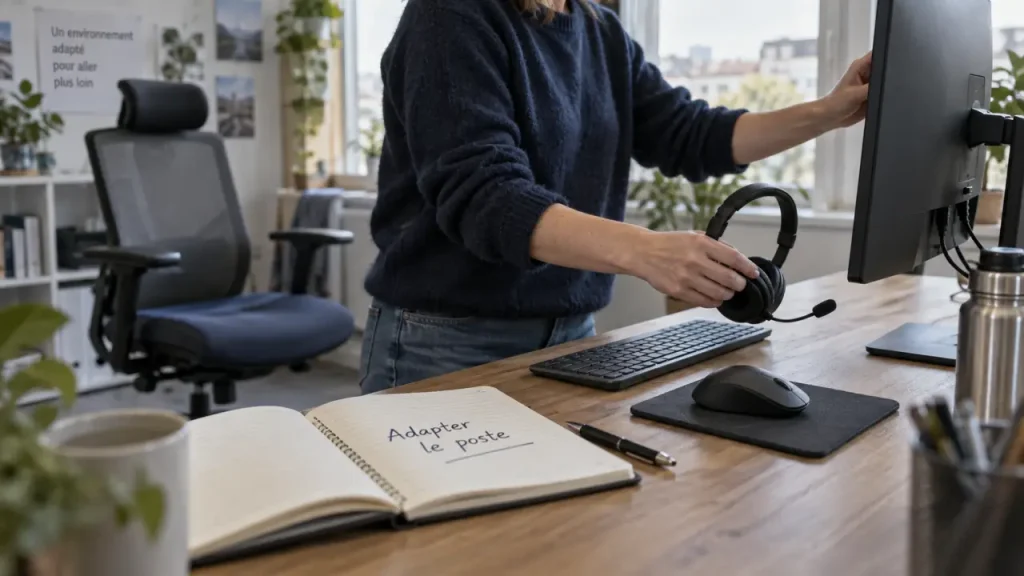 Peut-on travailler avec une hernie discale cervicale : aménagement bureau