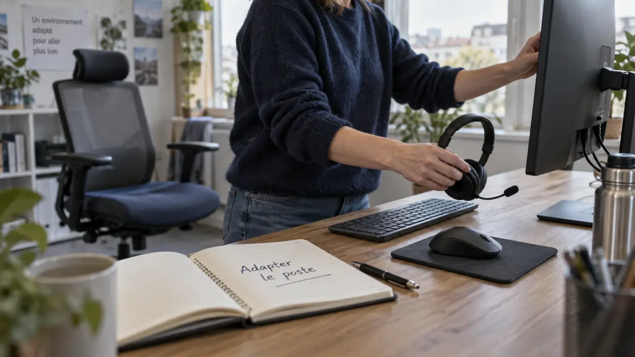 Peut-on travailler avec une hernie discale cervicale : aménagement bureau